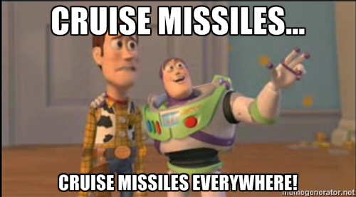 cruise missiles everywhere